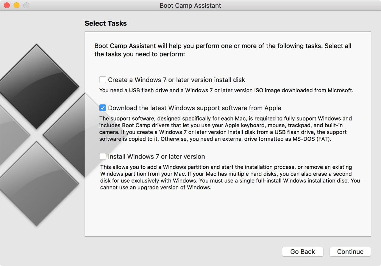configuring hard drive for windows xp on mac