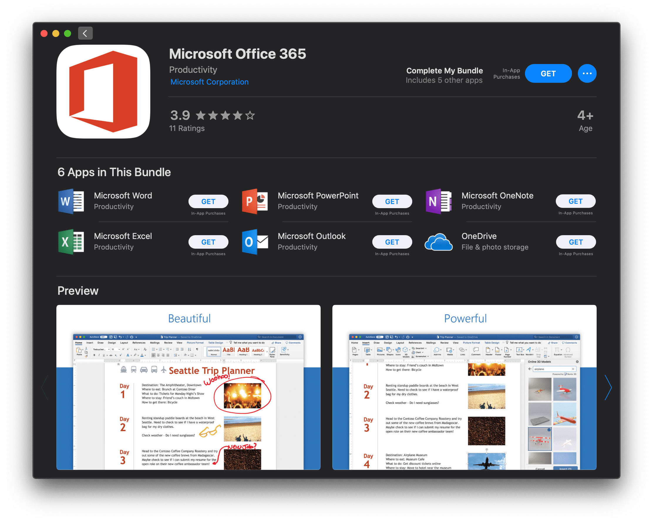 office apps for mac os x